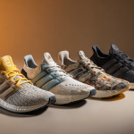 Men's sneakers guide_ diverse stylish men's sneakers laid out on clean neutral background